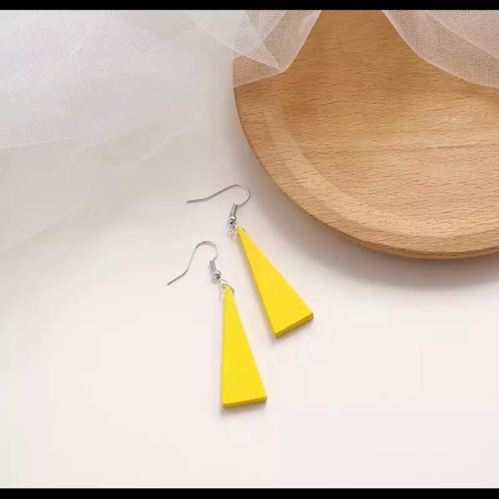 Retro Triangle Earrings